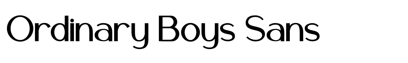 Ordinary Boys Sans